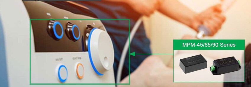 MEAN WELL MPM-45/65/90 AC/DC Medical Grade Power Supplies